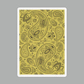 Paisley Magical Gold Playing Cards
